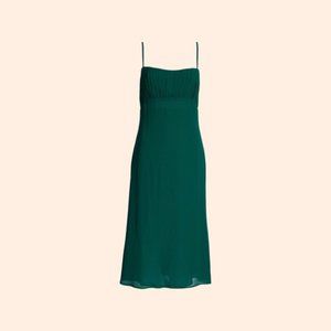 Reformation Arie Dress-Emerald Green